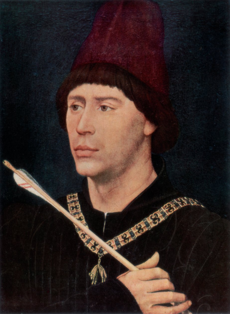 Portrett av Antoine, Bastard of Burgundy, c1456, 1927 av Rogier van der Weyden