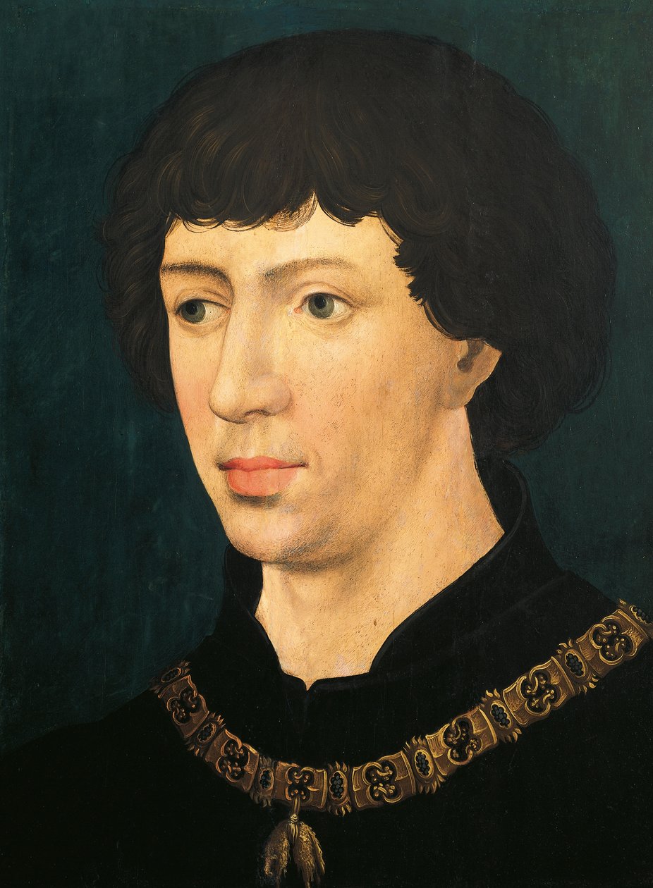 Portrett av Karl den dristige, hertugen av Burgund av Rogier van der Weyden