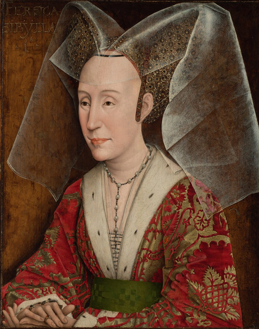 Portrett av Isabella av Portugal, kone til Filip III hertug av Burgund 1397-1471, ca 1450-1475 av Rogier van der Weyden
