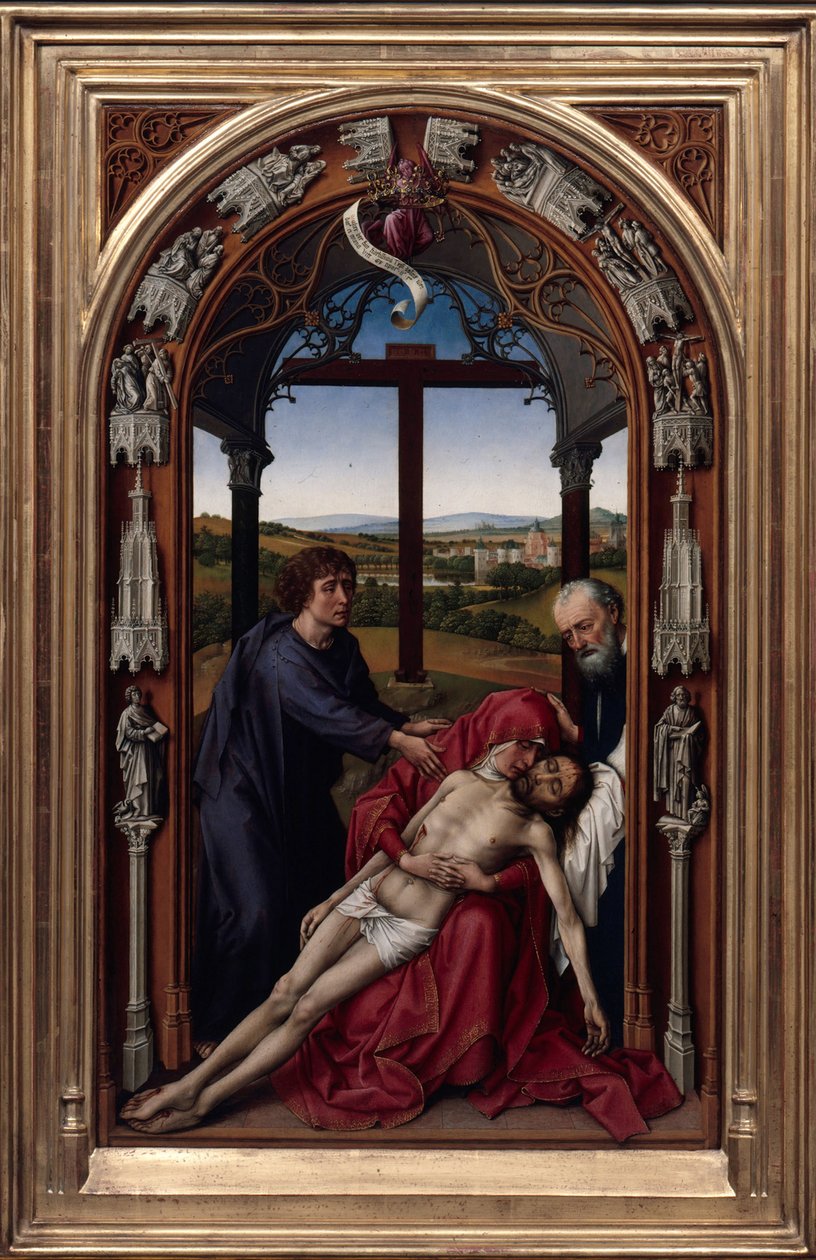 Vår Frue Miraflores alter, ca. 1440 av Rogier van der Weyden