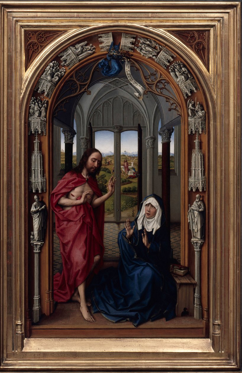 Vår Frue Miraflores alter, ca. 1440 av Rogier van der Weyden
