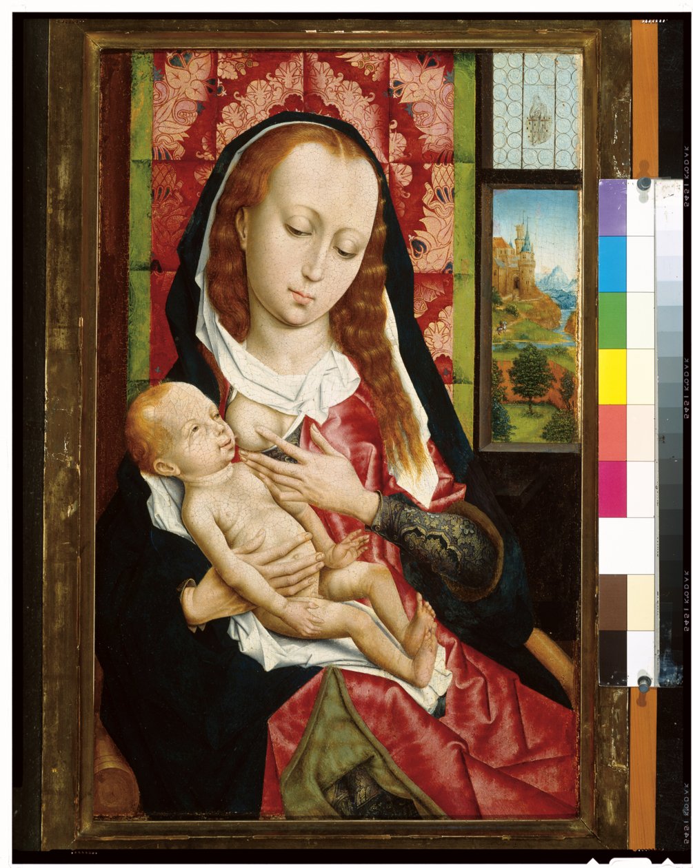 Jomfruen og barnet, ca. 1480 av Rogier van der Weyden
