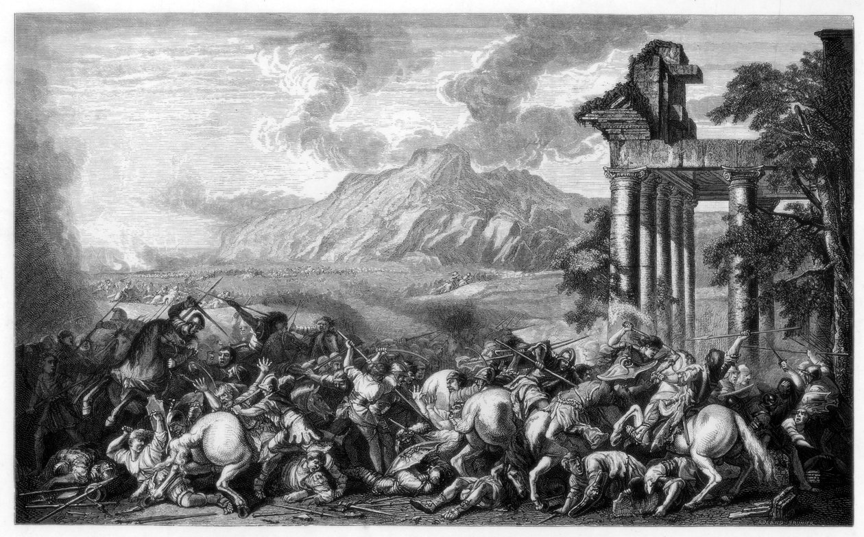 Heroisk kamp, 1652-1664 1870 av Roland Brunier