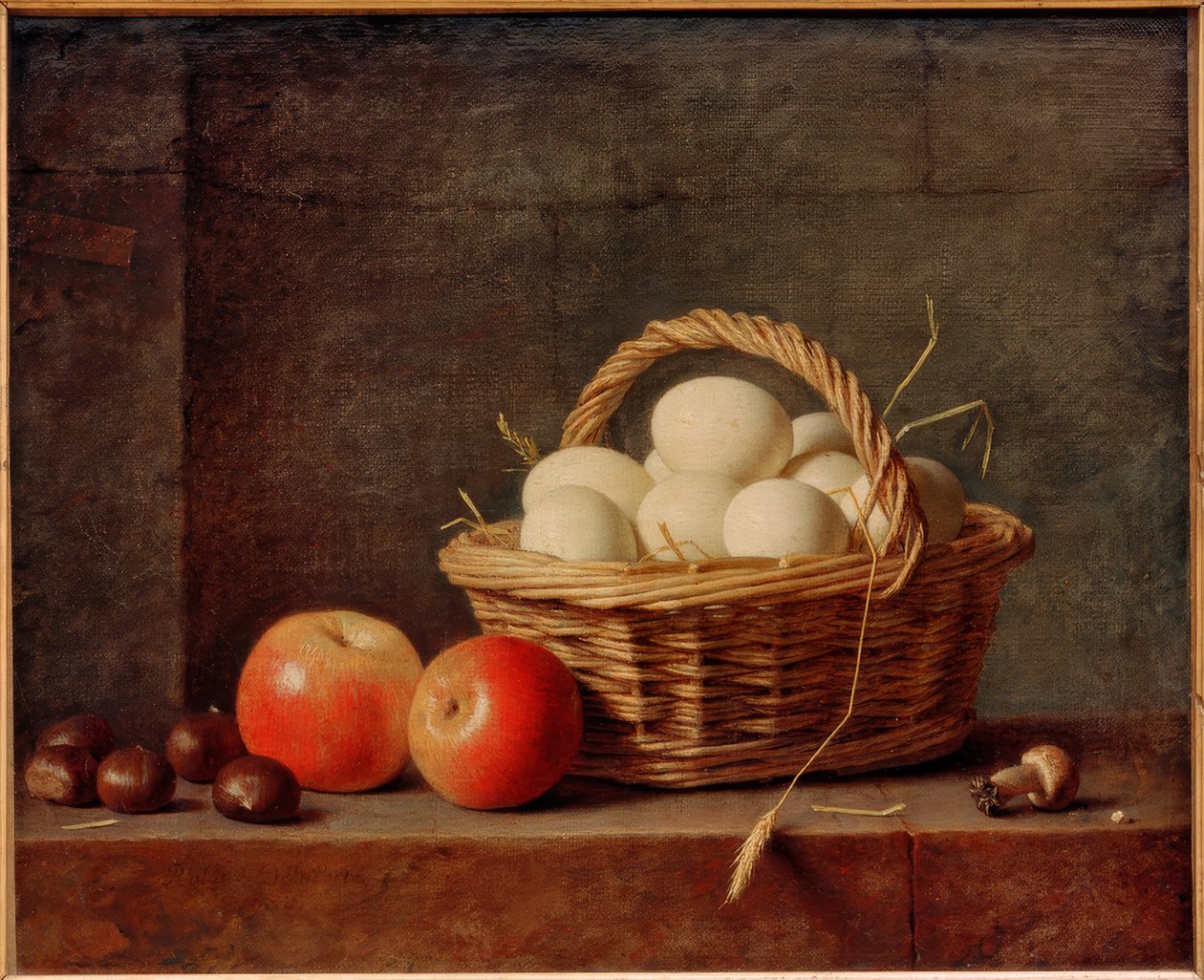 kurv med egg av Roland Delaporte