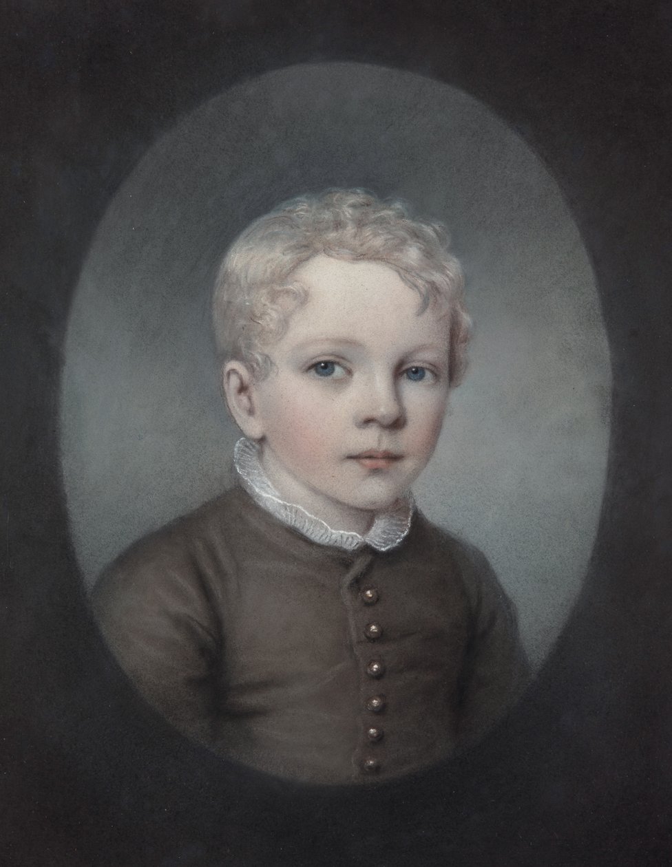 Edgeworth King i brun drakt av Rolinda Sharples or Ellen Sharples