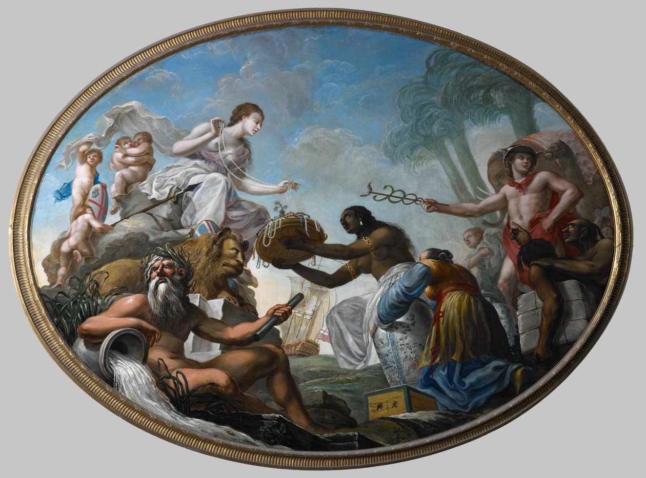 Østen tilbyr sine rikdommer til Britannia av Roma Spiridione