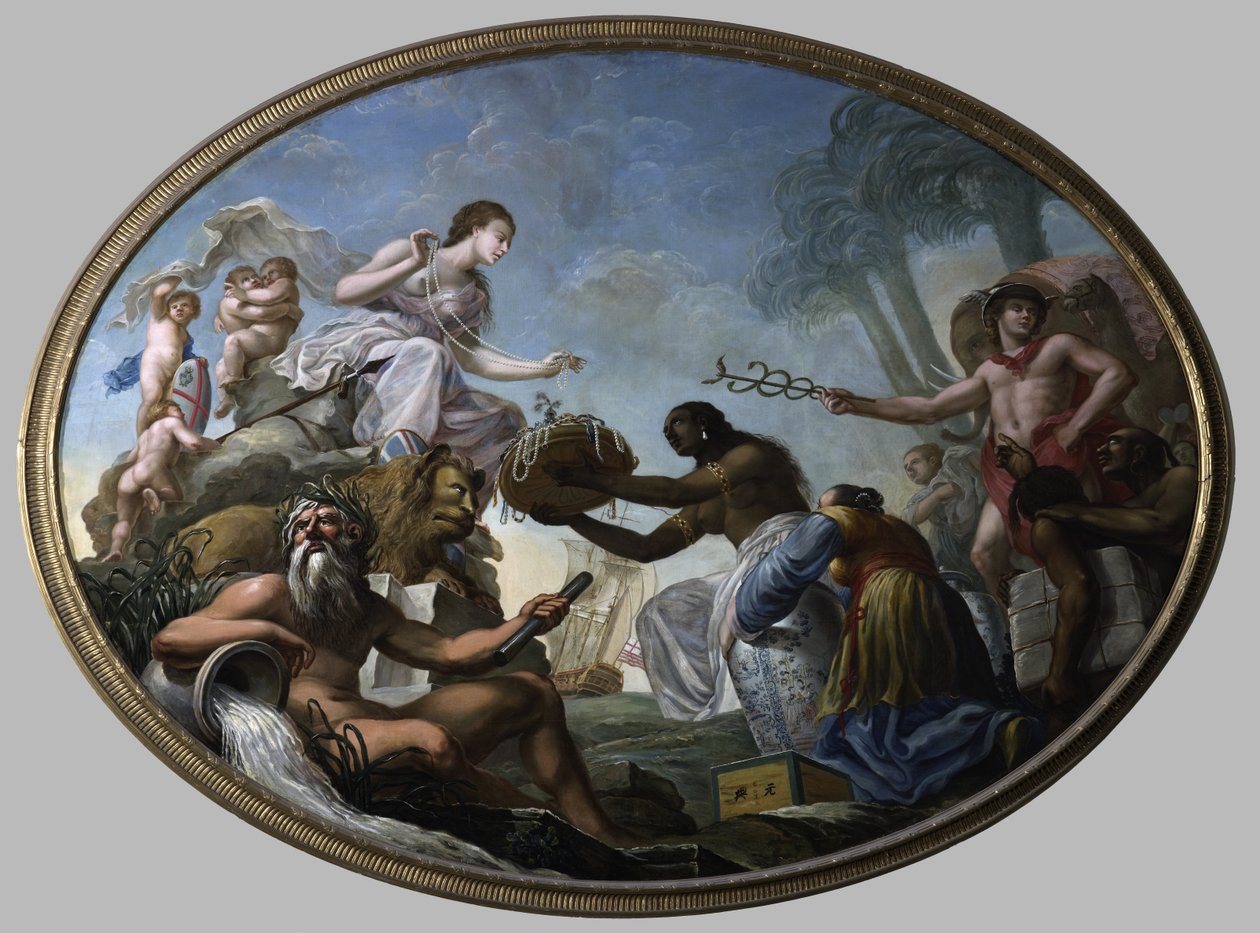 Østen tilbyr sine rikdommer til Britannia av Roma Spiridione