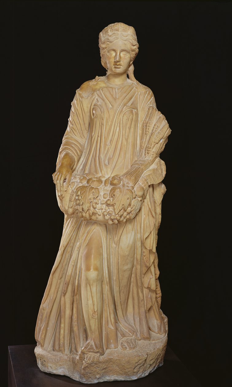 Overflod, fra Kartago (marmor) av Roman