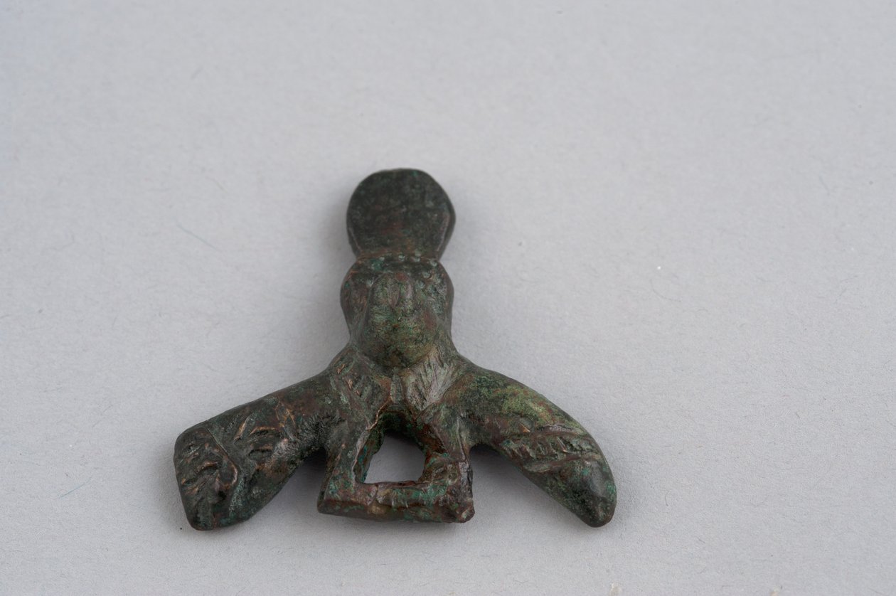 Amulett i form av en fallus (bronse) av Roman