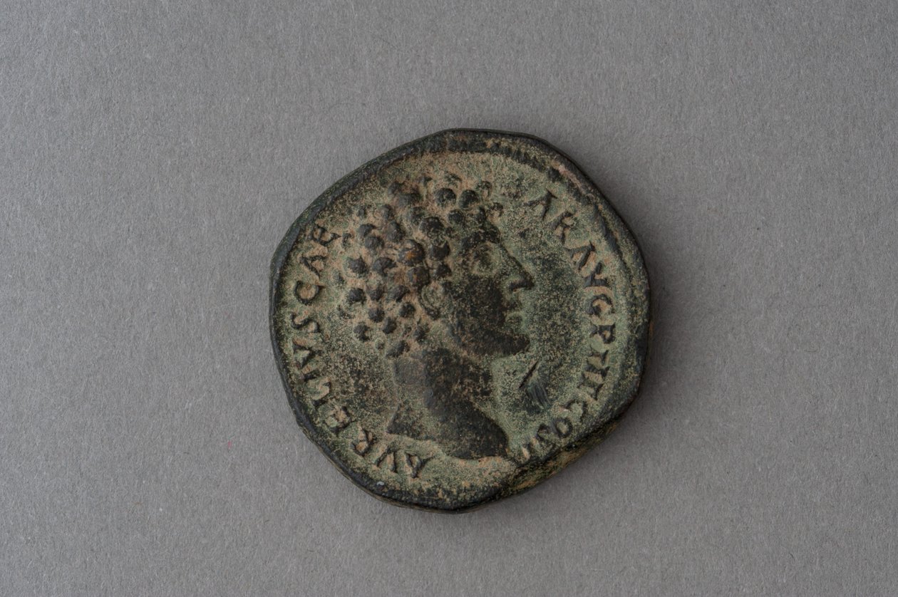 Som mynt av Marcus Aurelius (bronse) av Roman