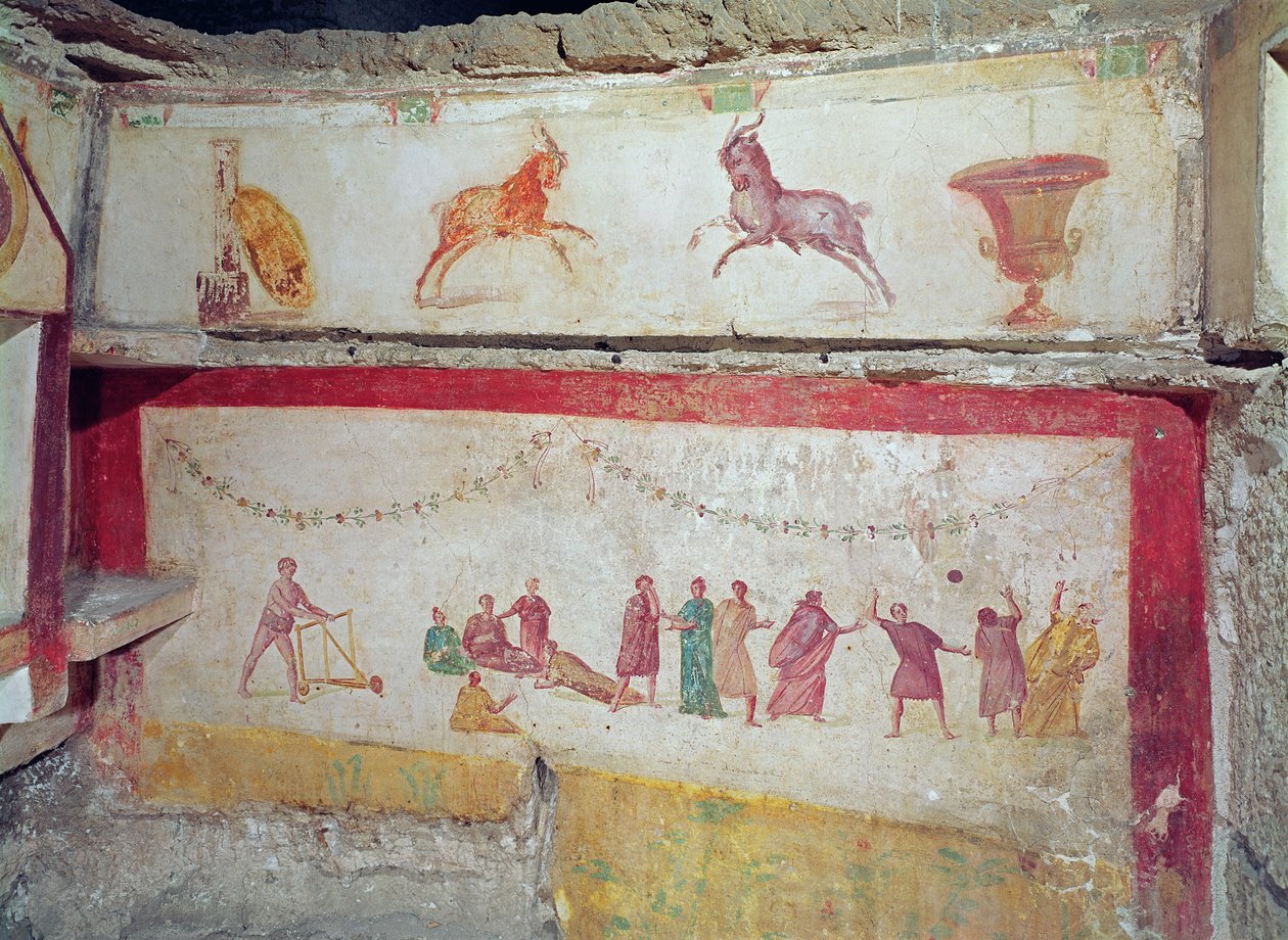 Barneleker (veggmaling) av Roman