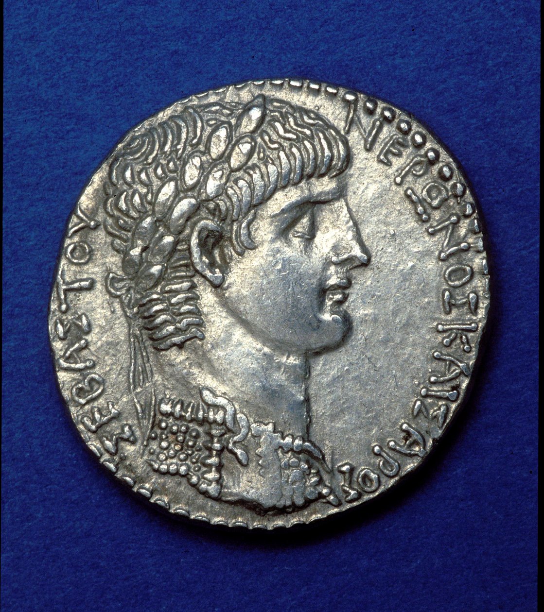 Mynt av keiser Nero (metall) av Roman