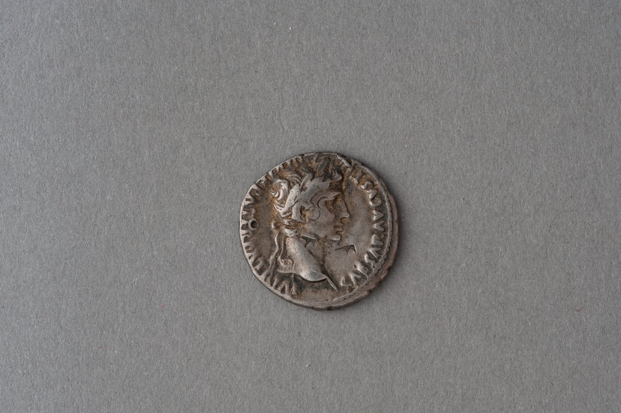 Denarius av Augustus (sølv) av Roman