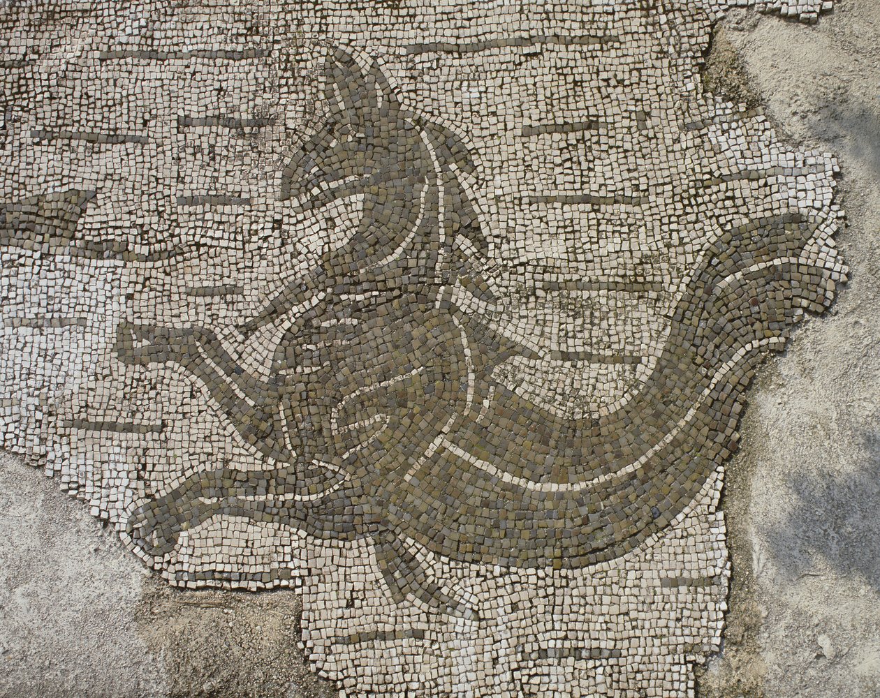 Drage (mosaikk) av Roman