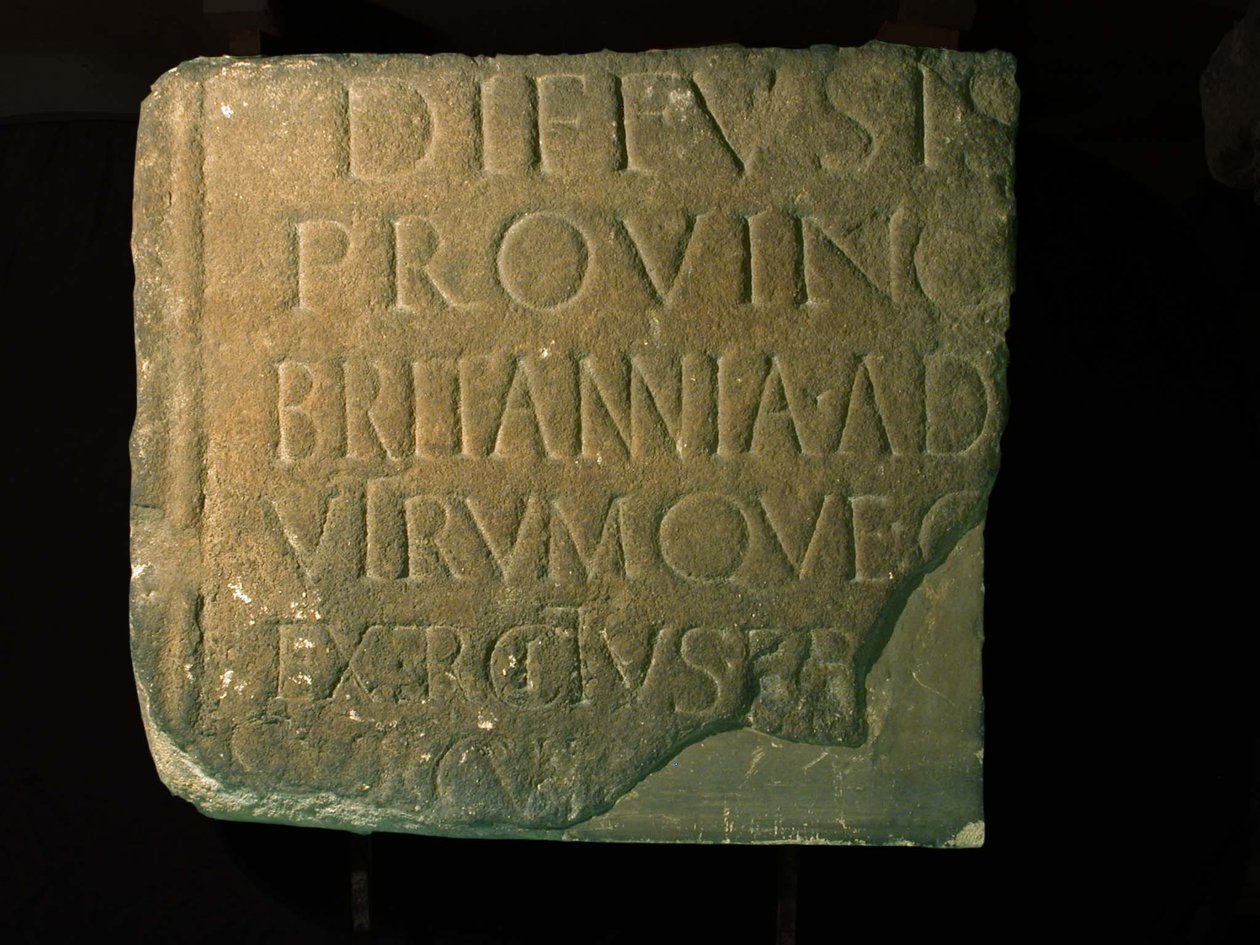 Fragment av en romersk tavle av Roman