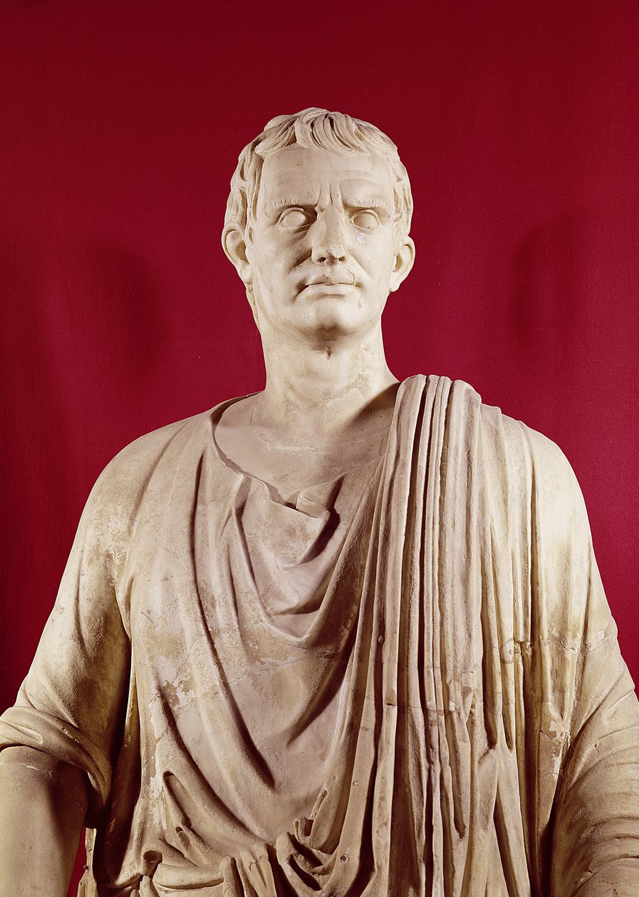 Lucius Cornelius Sulla 138-78 f.Kr. Orating steindetalj fra 102091 av Roman