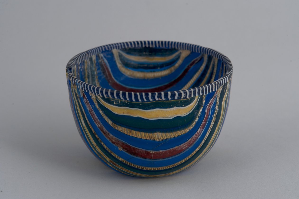 Millefiori kopp (glass) av Roman