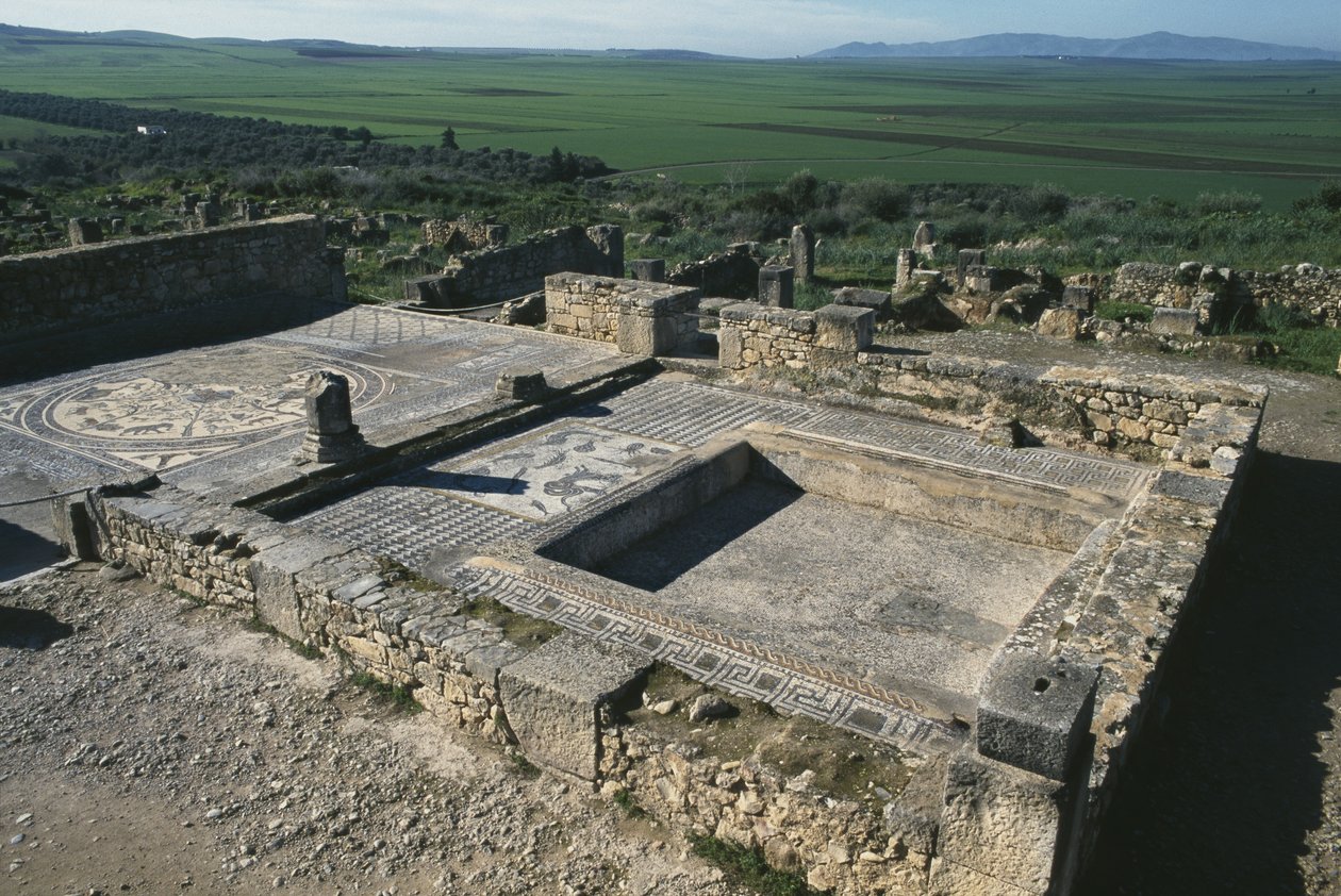 Fortau til et patrisierhus av Roman