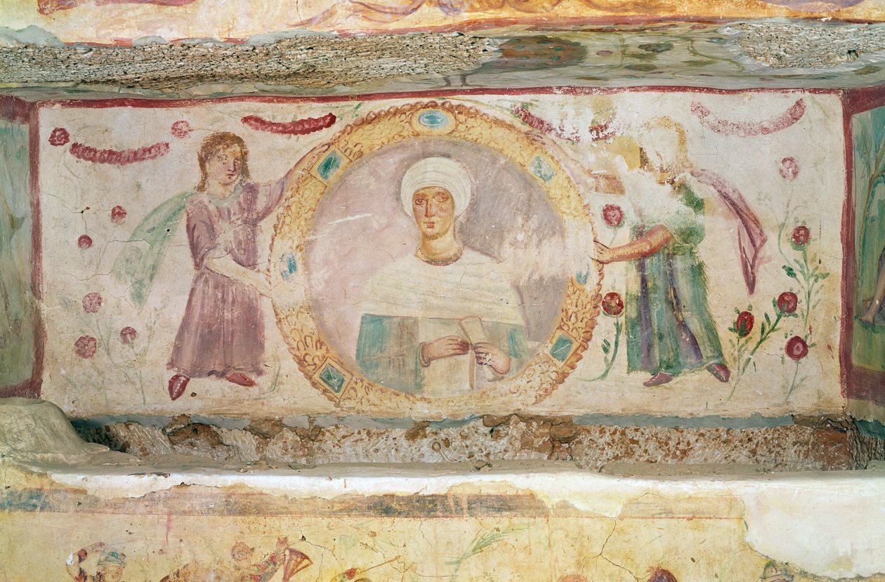 Portrett av Aelia Arisuth, fra graven til Aelia Arisuth av Roman