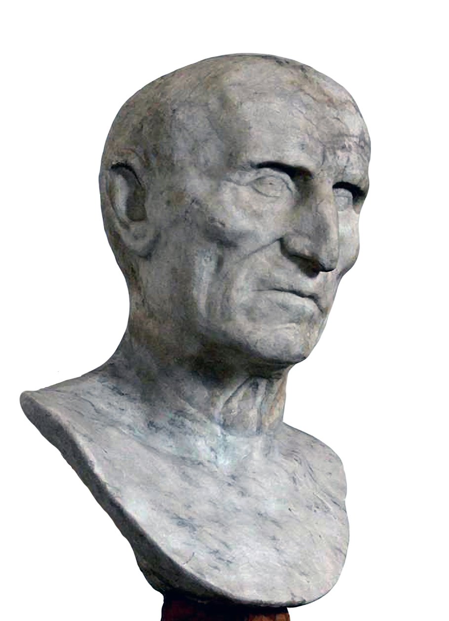 Romersk keiser Galba (marmor) av Roman