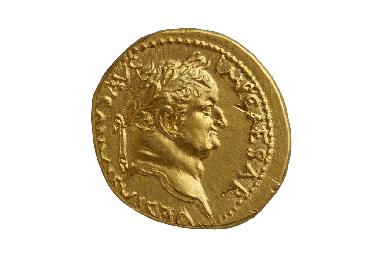 Romersk keisermynt fra Antiocheia ad Orontem, AD 72-73 (gull) av Roman