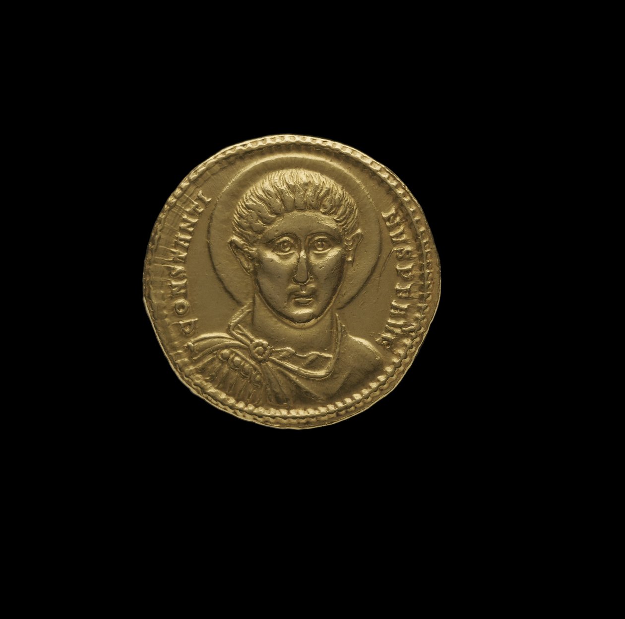 Romersk keisermynt fra Ticinum, 316 e.Kr. (gull) av Roman
