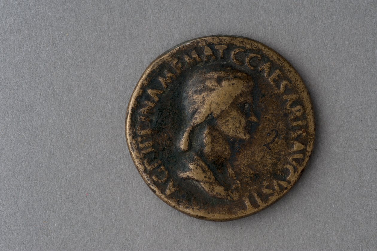 Sestertius av Agrippina Major (bronse) av Roman