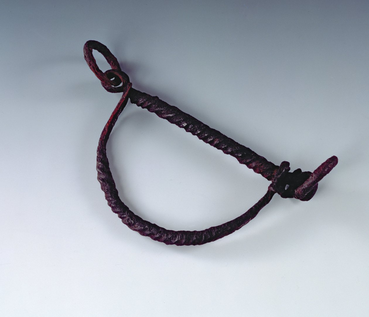 Snaffle bit, fra det romerske stedet i Newstead, Melrose, AD 80-100 (jern) av Roman
