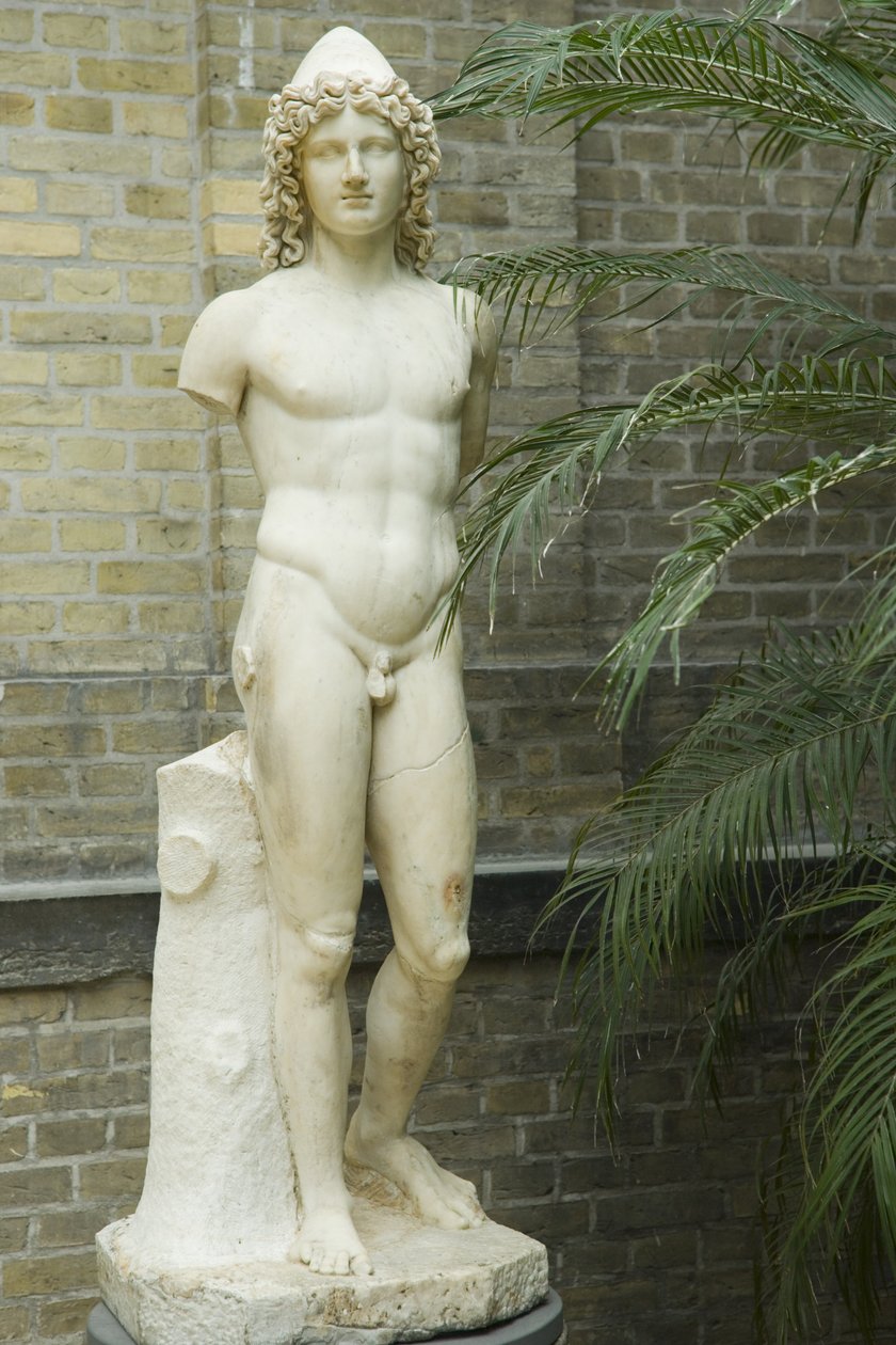 Statue, romersk keiserperiode (30 f.Kr.-500 e.Kr.) (marmor) av Roman