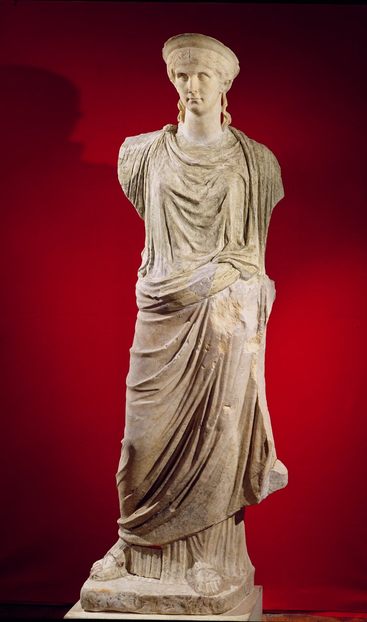 Statue av Antonia den yngre (d.37 e.Kr.) av Roman