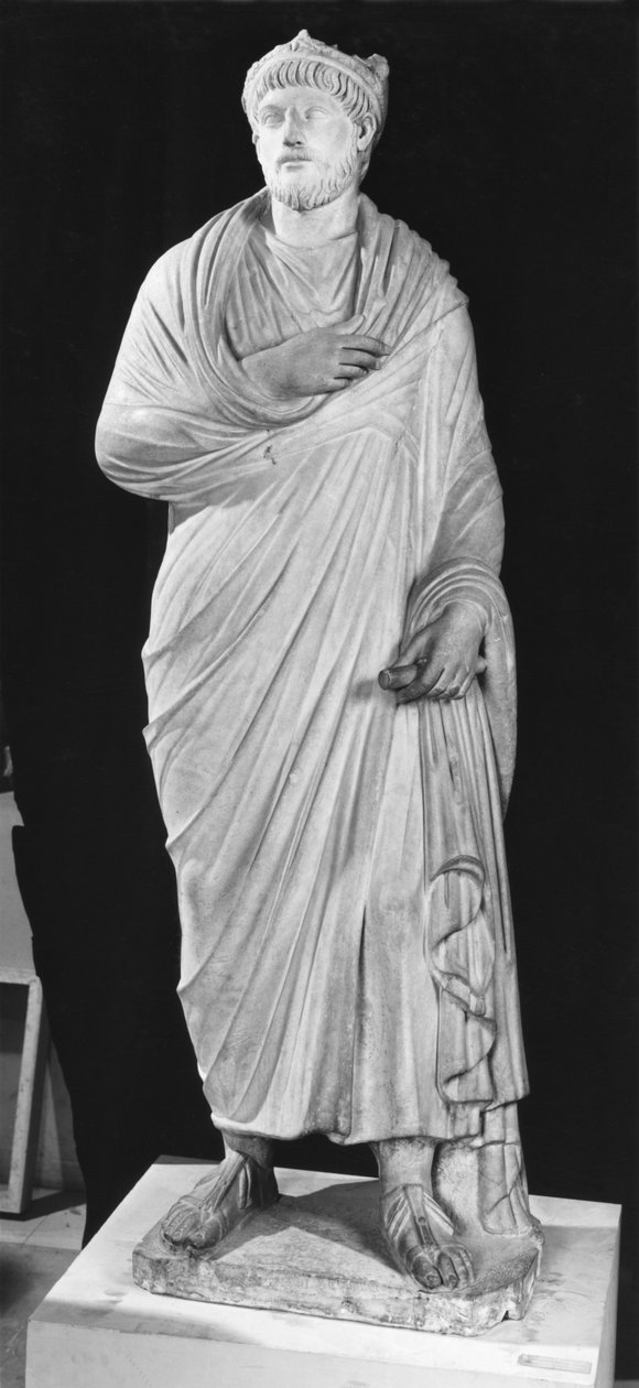 Statue av den frafalne Julian (331-363) (marmor) av Roman