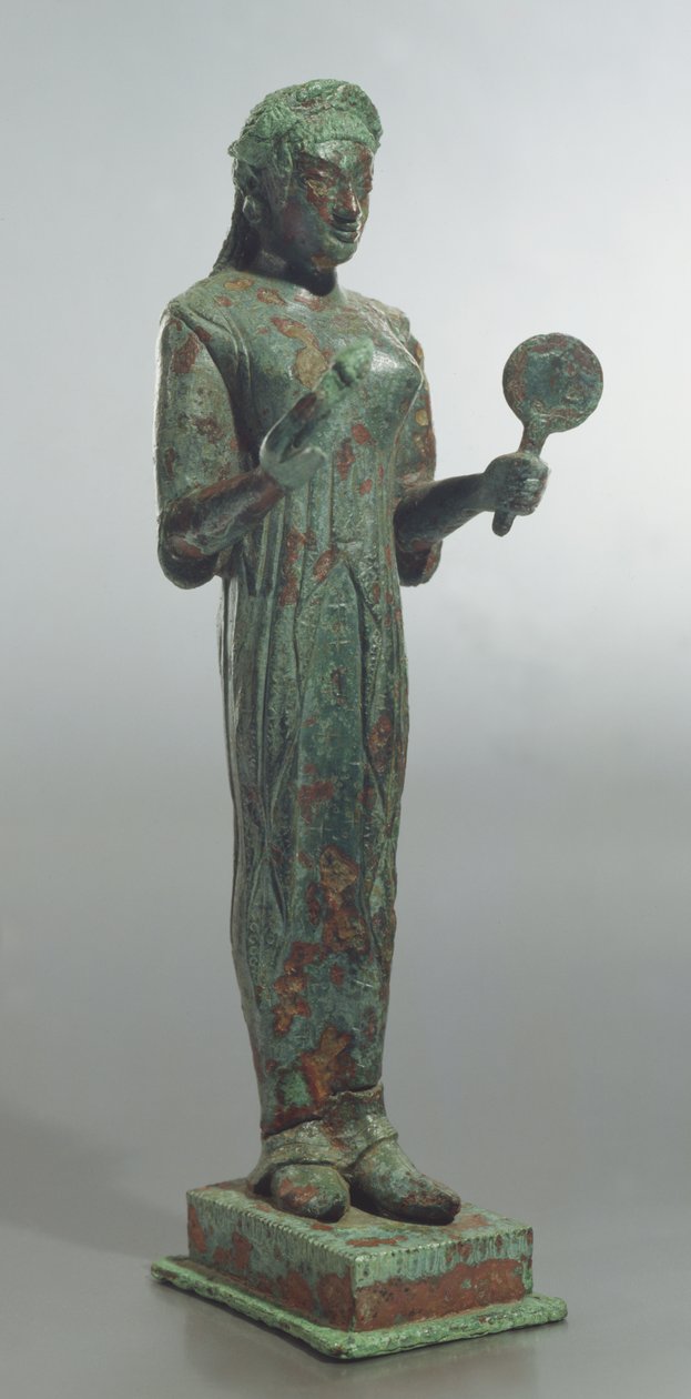 Statue av Persefone, fra helligdommen til de tretten altere, Lanuvio (bronse) av Roman