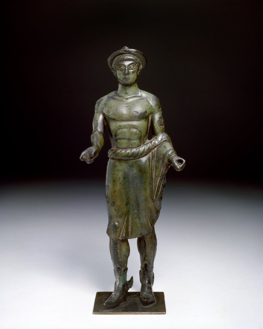 Statuett, fra Uffington i Berkshire (bronse) av Roman