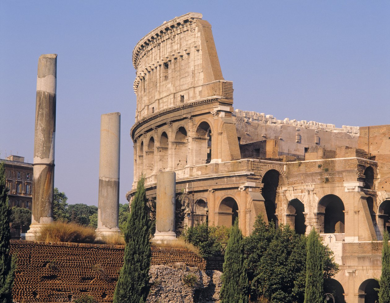 Colosseum, bygget ca.70-80 e.Kr av Roman