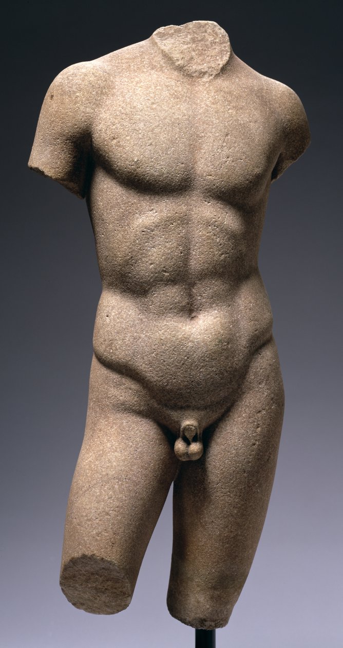 Torso of a Naked Youth (marmor) (se også 158546) av Roman