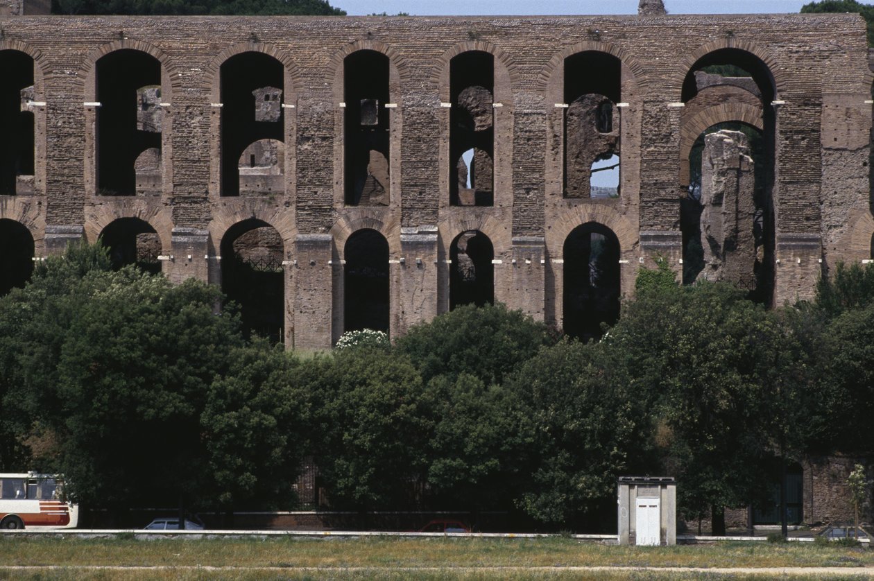 Utsikt over Palatinen fra Circus Maximus av Roman