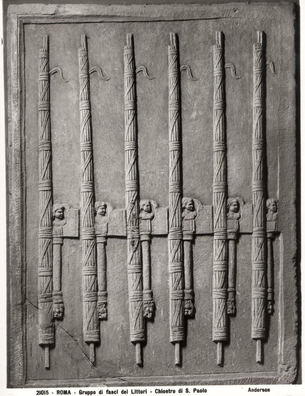Relief depicting a group of lictors fasces   av Roman Roman