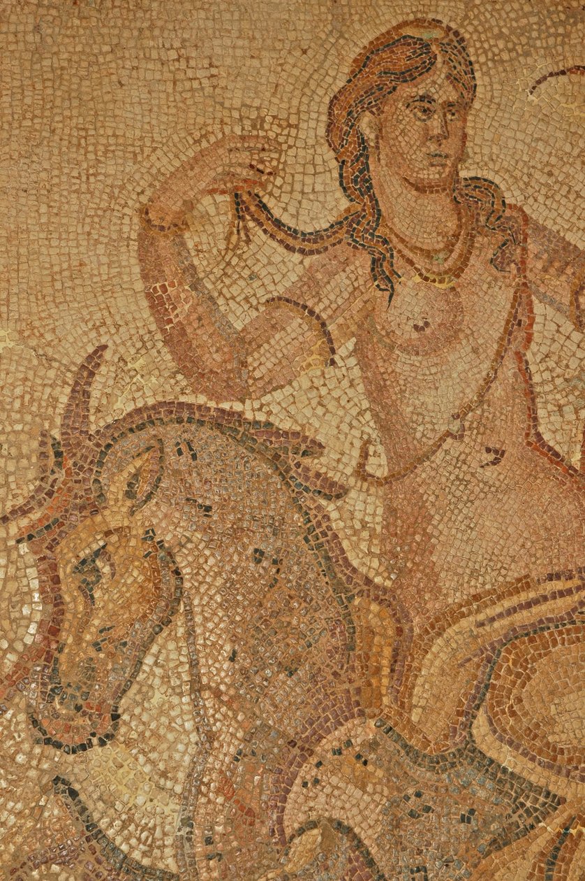 En nymfe, fra huset til Jason Magnus (mosaikk) av Roman