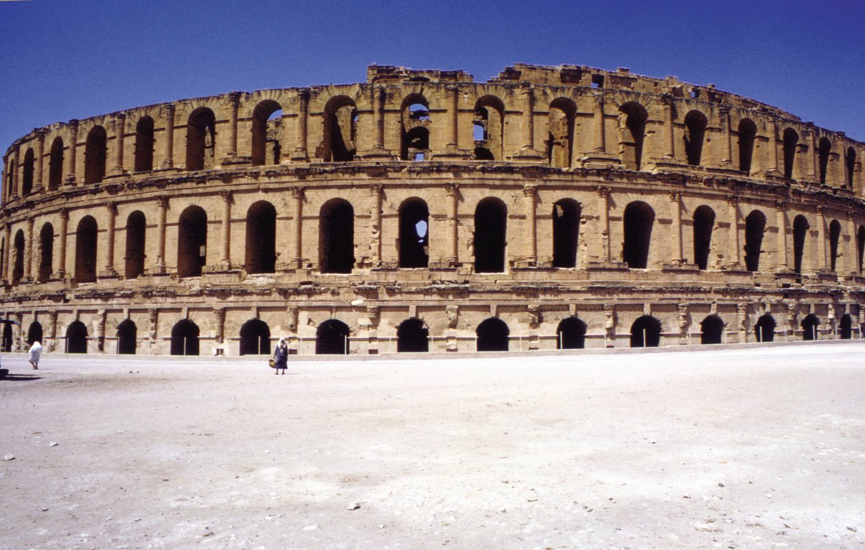 Amfiteateret i El-Djem (Tunisia). av Roman