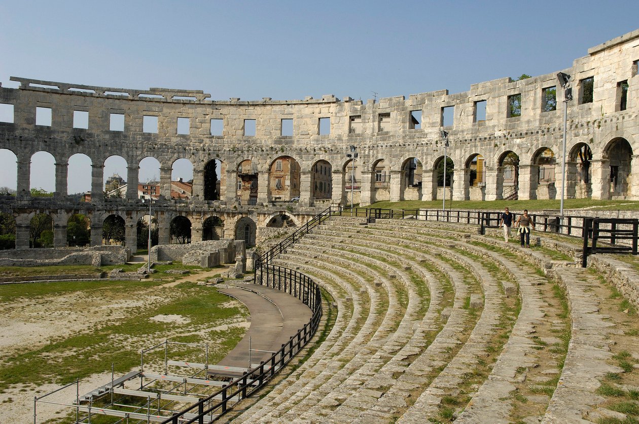 Amfiteateret i Pula, Kroatia av Roman