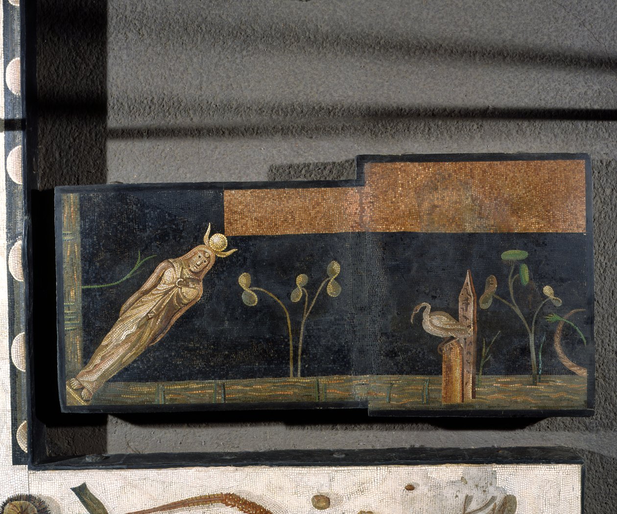 "Asarotos" (gulv unsweept) Fragmenter av mosaikk signert av Harakliton fra Roma, 2. århundre e.Kr., Roma av Roman