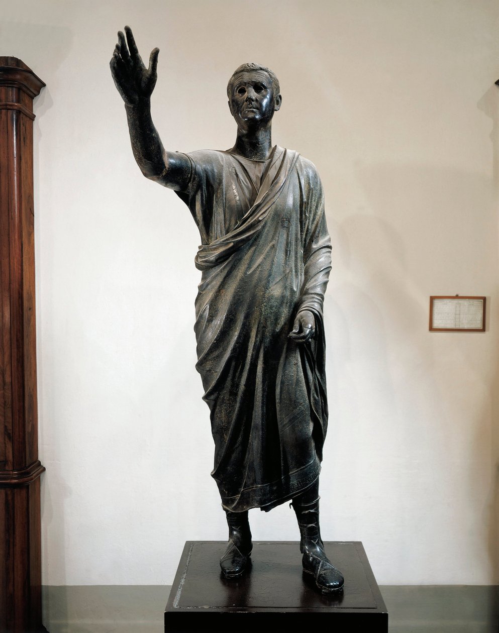 Bronsestatue av Aule Metele, The Orator (Arringatore), fra Pila, Perugia, Italia, rundt 80 f.Kr. av Roman
