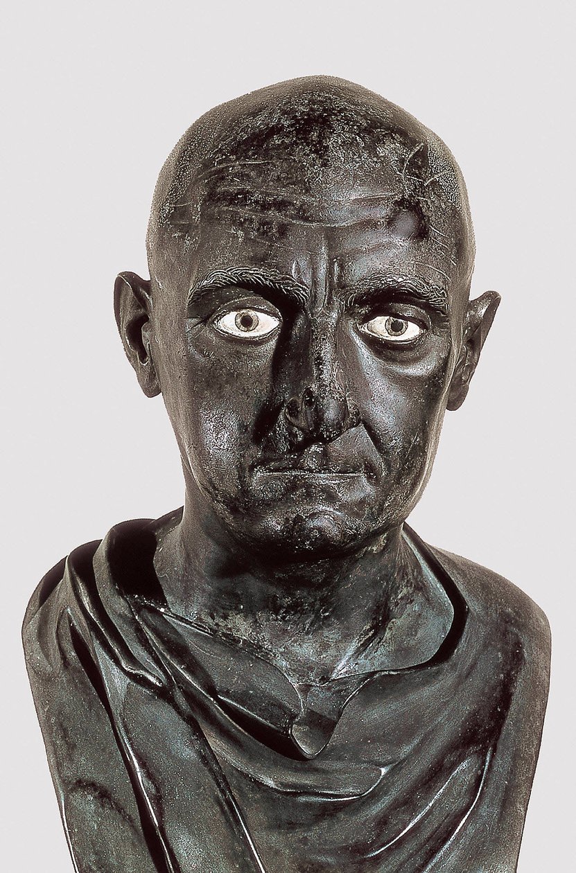Byste av Publius Cornelius Scipio Africanus av Roman