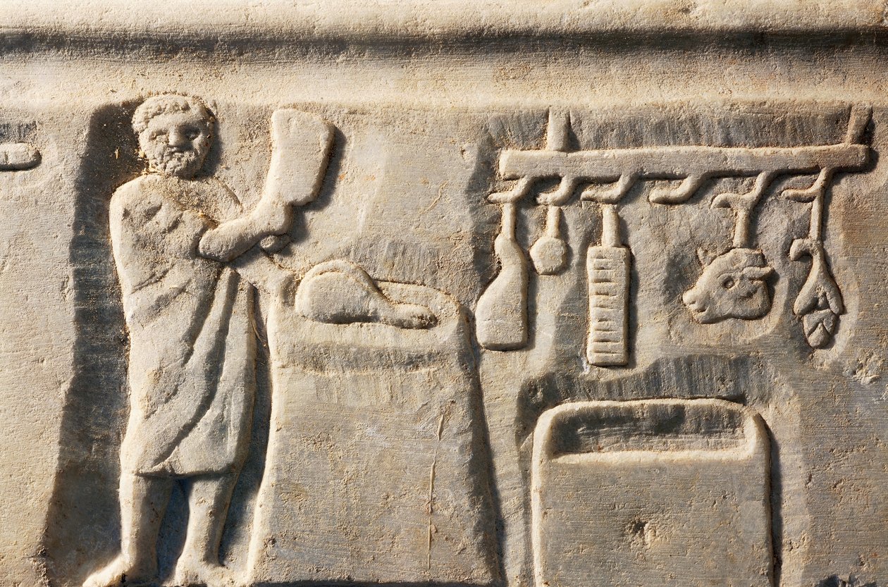 Slakter, basrelieff, romersk sivilisasjon av Roman