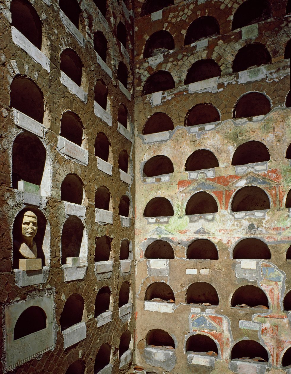 Columbarium of the Vigna Codini, begynnelsen av 1. århundre (fotografi) av Roman