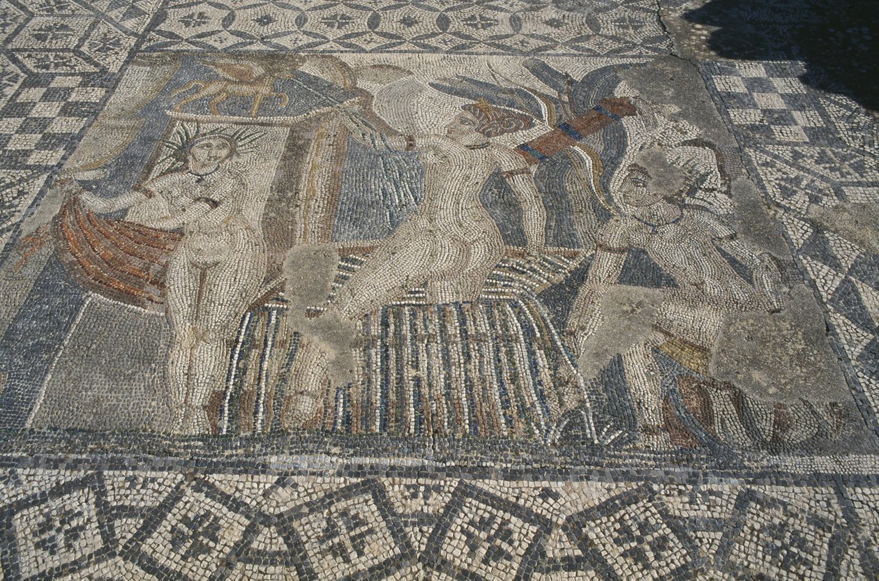 Diana og Actaeon, fra gulvet i 
