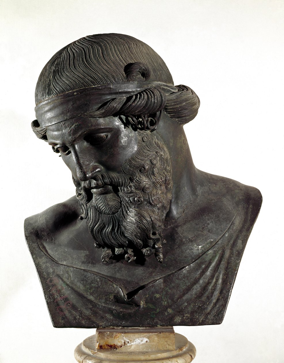 Dionysos (eller Platon eller dionysisk prest) (bronsebyste av Roman