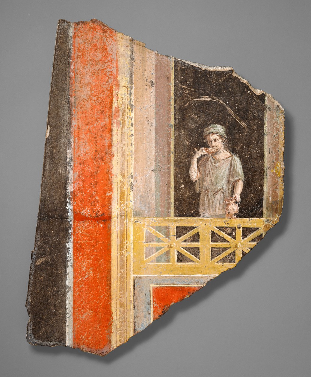 Fragment av en kvinne på en balkong av Roman