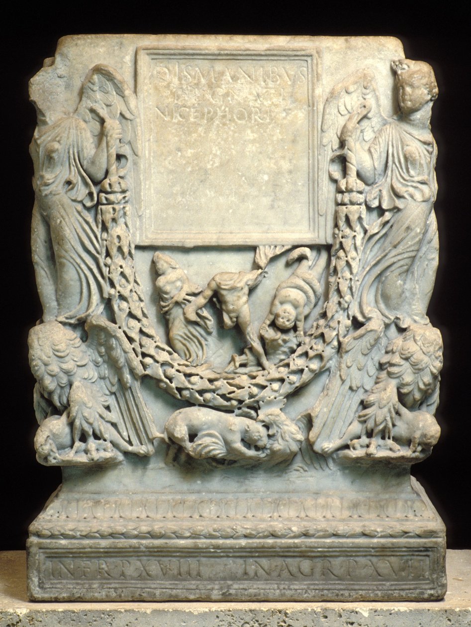 Begravelsesmonument (marmor) av Roman