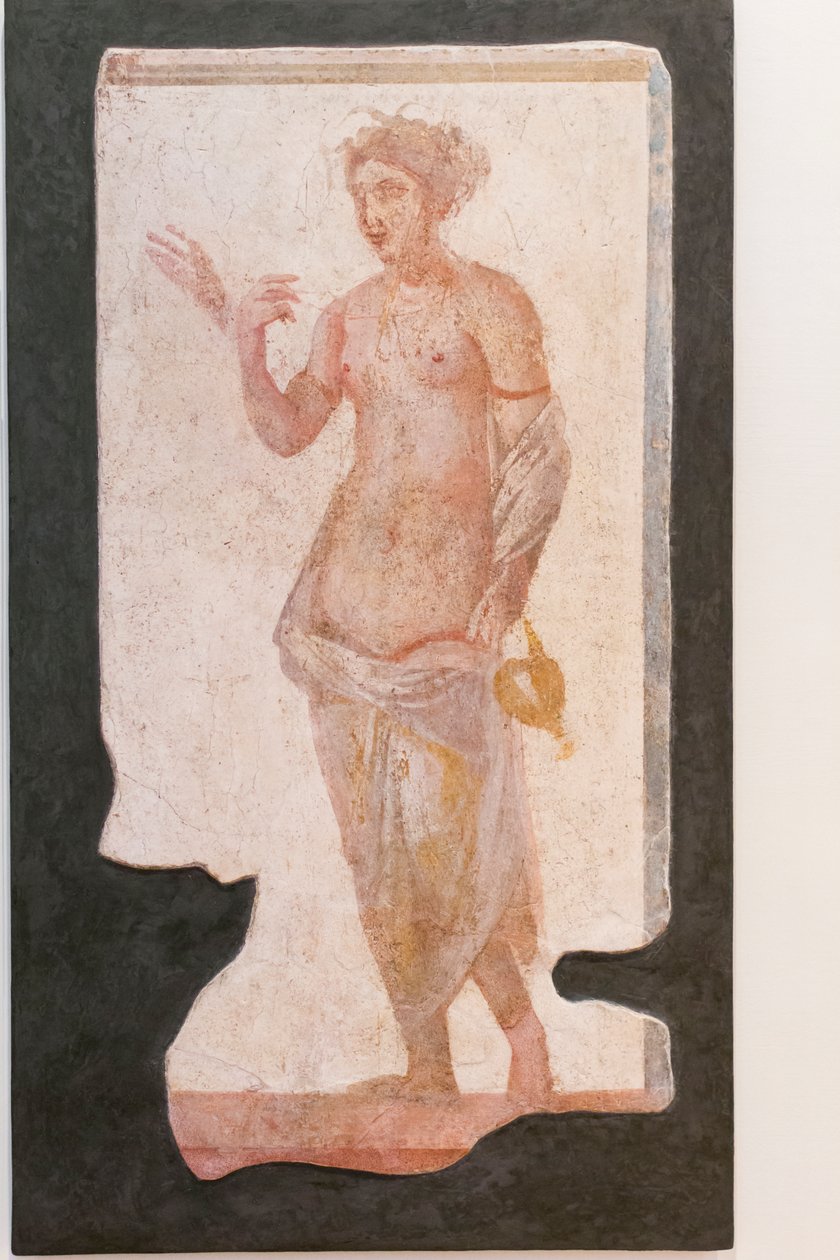 Jente med boks, Pallavicini Rospigliosi-samlingen, rundt 200 e.Kr., inv 103420 (fersk) av Roman